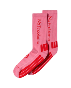 No Problemo Sock Pink