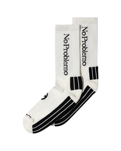 No Problemo Sock White