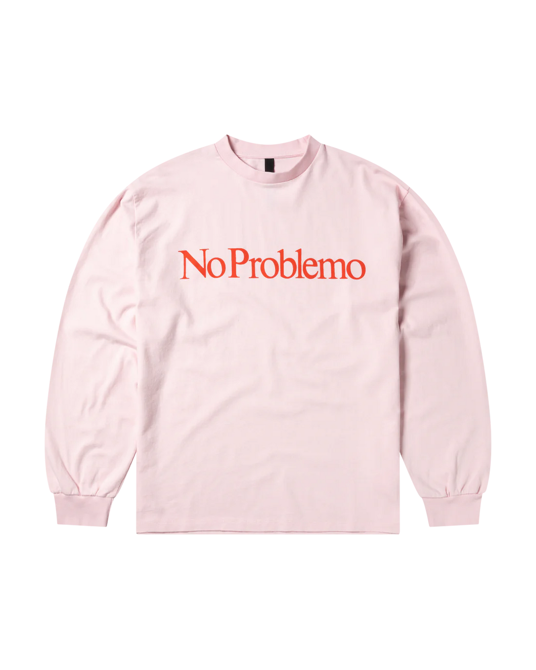 No Problemo LS Tee Pale Pink