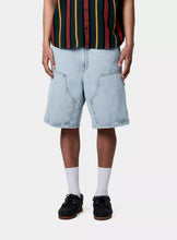 Carica l&#39;immagine nel visualizzatore di Gallery, Carhartt WIP Double Knee Short Blue (heavy stone bleached)