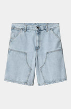 Carica l&#39;immagine nel visualizzatore di Gallery, Carhartt WIP Double Knee Short Blue (heavy stone bleached)