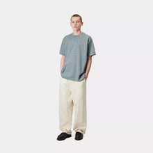Carica l&#39;immagine nel visualizzatore di Gallery, Carhartt WIP S/S Caspian T-Shirt Clay Blue Heather (garment dyed)