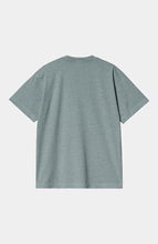 Carica l&#39;immagine nel visualizzatore di Gallery, Carhartt WIP S/S Caspian T-Shirt Clay Blue Heather (garment dyed)