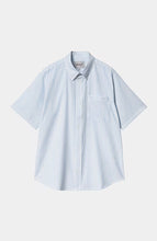 Carica l&#39;immagine nel visualizzatore di Gallery, Carhartt WIP S/S Phelps Shirt Phelps Stripe - Bluebird
