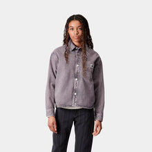 Carica l&#39;immagine nel visualizzatore di Gallery, Carhartt WIP W&#39; Georgia Shirt Jac &quot;Black / Hortensia&quot;