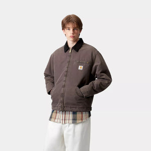 Carhartt WIP OG Detroit Jacket Tobacco / Black (stone canvas)
