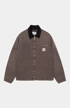 Carica l&#39;immagine nel visualizzatore di Gallery, Carhartt WIP OG Detroit Jacket Tobacco / Black (stone canvas)