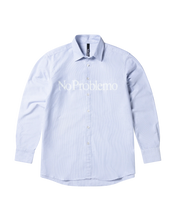 Carica l&#39;immagine nel visualizzatore di Gallery, No Problemo No Problemo LS Stripe Shirt Blue