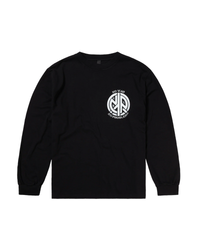 No Problemo No War Ls Tee Black