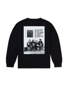 No Problemo No War Ls Tee Black