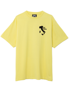 Public Possession  "P.iu P.asta" T-Shirt Stonewashed Yellow