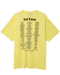 Public Possession  "P.iu P.asta" T-Shirt Stonewashed Yellow