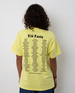 Public Possession  "P.iu P.asta" T-Shirt Stonewashed Yellow