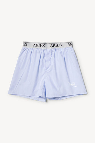 Aries Temple Boxer Shorts Blue