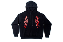 Carica l'immagine nel visualizzatore di Gallery, Rebel Noise DRAGONS HOODIE Black