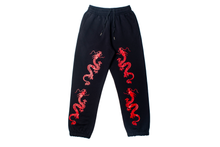 Carica l'immagine nel visualizzatore di Gallery, Rebel Noise DRAGONS SWEATPANTS Black