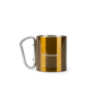 Carica l&#39;immagine nel visualizzatore di Gallery, No Problemo No Problemo Carabiner Mug Khaki