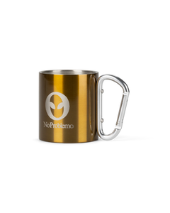 No Problemo No Problemo Carabiner Mug Khaki