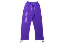 Carica l'immagine nel visualizzatore di Gallery, Rebel Noise STARS SWEATPANTS Purple