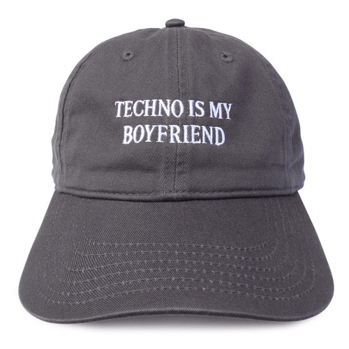 IDEA TECHNO IS MY BOYFRIEND HAT (Charcoal)