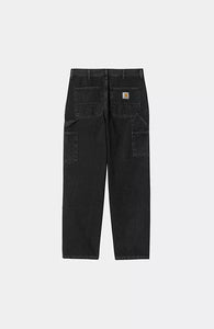 Carhartt WIP Double Knee Pant Black "Stone Washed"