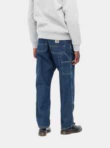 Carhartt WIP Double Knee Pant Blue "Stone Washed"
