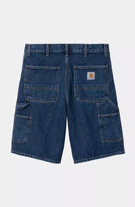 Carhartt WIP Single Knee Short Blue Stone Washed